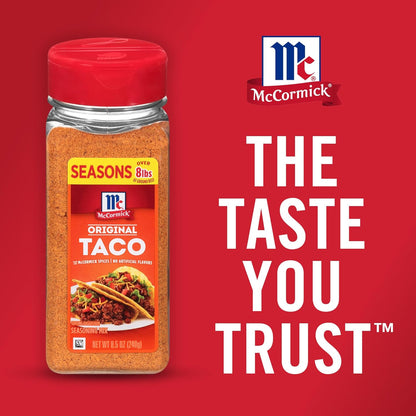 McCormick Taco Seasoning Mix – Clean-Label Pantry Staple, No MSG No Artificial Flavors for Mindful Meal Prep