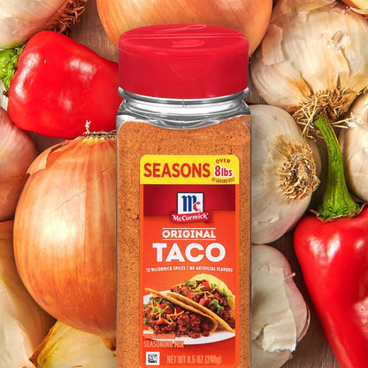 McCormick Taco Seasoning Mix – Clean-Label Pantry Staple, No MSG No Artificial Flavors for Mindful Meal Prep