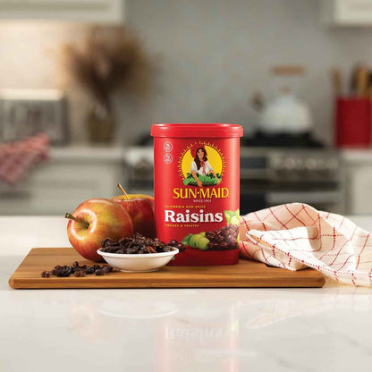 Sun-Maid California Raisins – Thoughtful Care Package Snack for Mom, 13 oz Resealable Canister