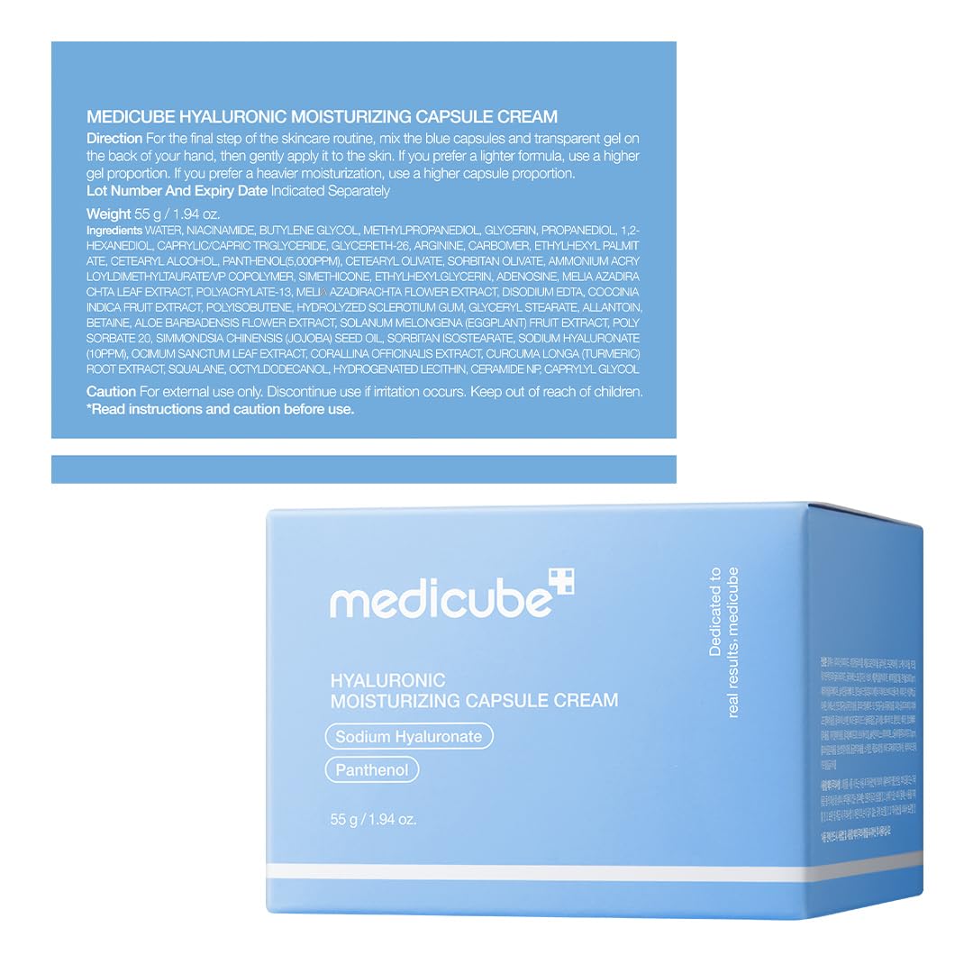medicube Capsule Cream – Mindful Evening Skincare Ritual for 120H Hydration and Barrier Repair