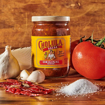 Cholula Original Salsa Medium 12 oz – Gourmet Pantry Gift for the Home Cook Who Loves Mexican Food
