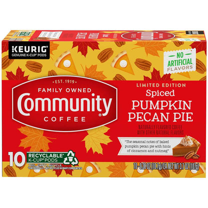 Community Coffee Toasted Hazelnut Single-Serve Pods – Naturally Flavored Wind-Down Cup, Keurig 2.0 Medium Roast 12 Count