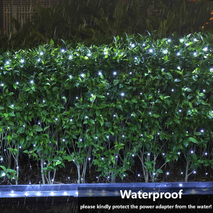 iBaycon 4ft x 6ft Christmas Net Mesh Lights – Waterproof Outdoor Bush and Hedge Lights with 8 Modes and Timer for Patio and Garden