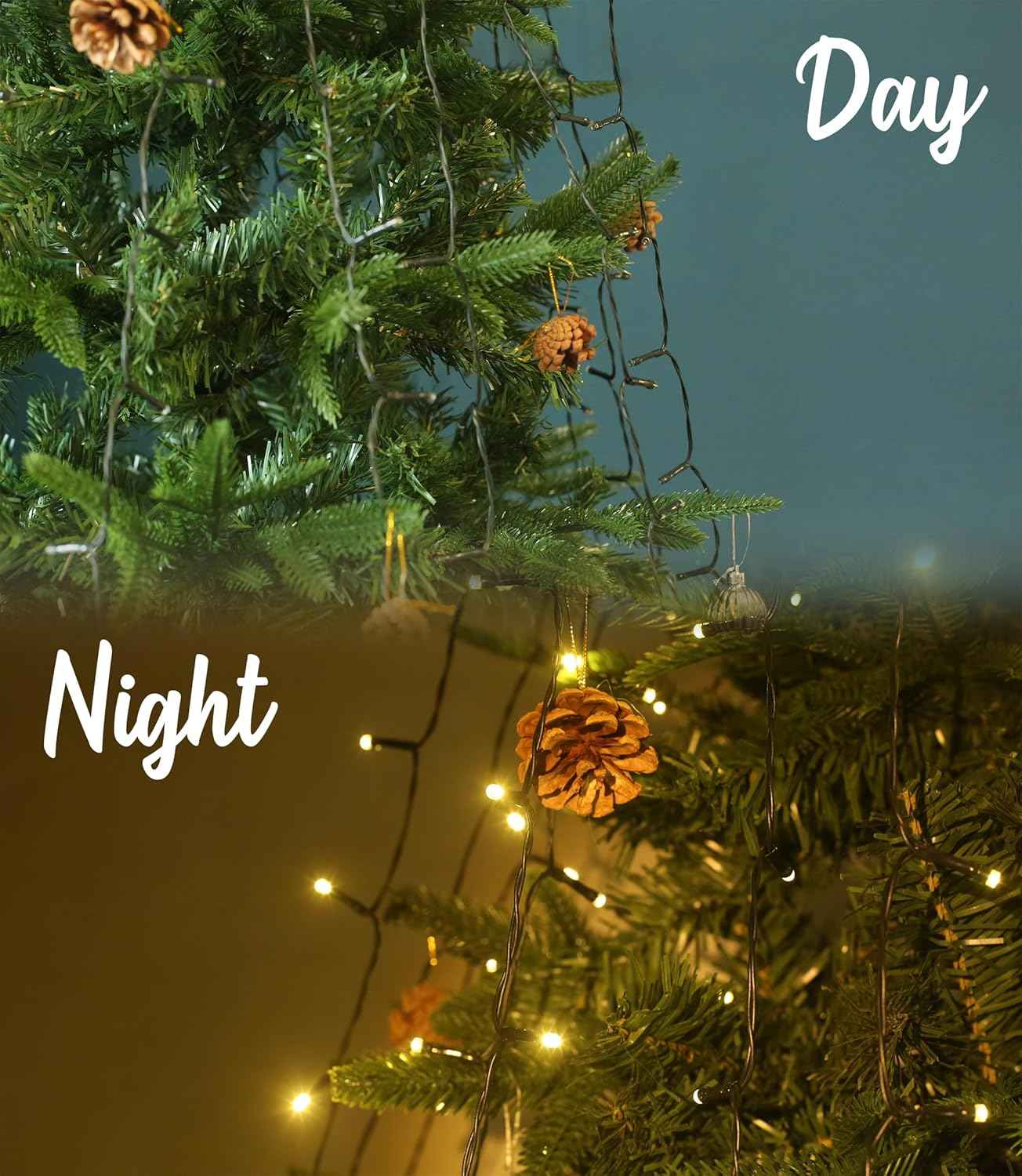 LumInno Cascading Hanging Lights – Garden Pergola and Backyard Party Decor, Rain and Snow Rated