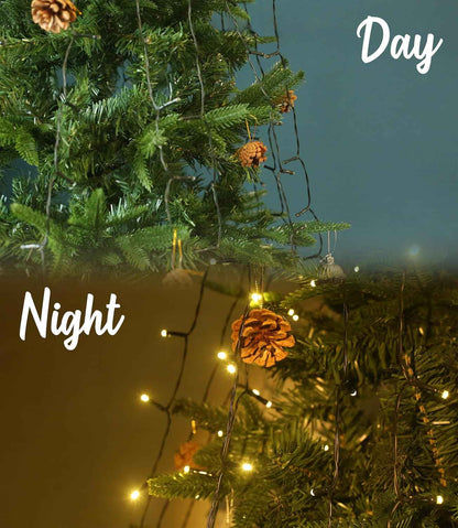 LumInno Cascading Hanging Lights – Garden Pergola and Backyard Party Decor, Rain and Snow Rated