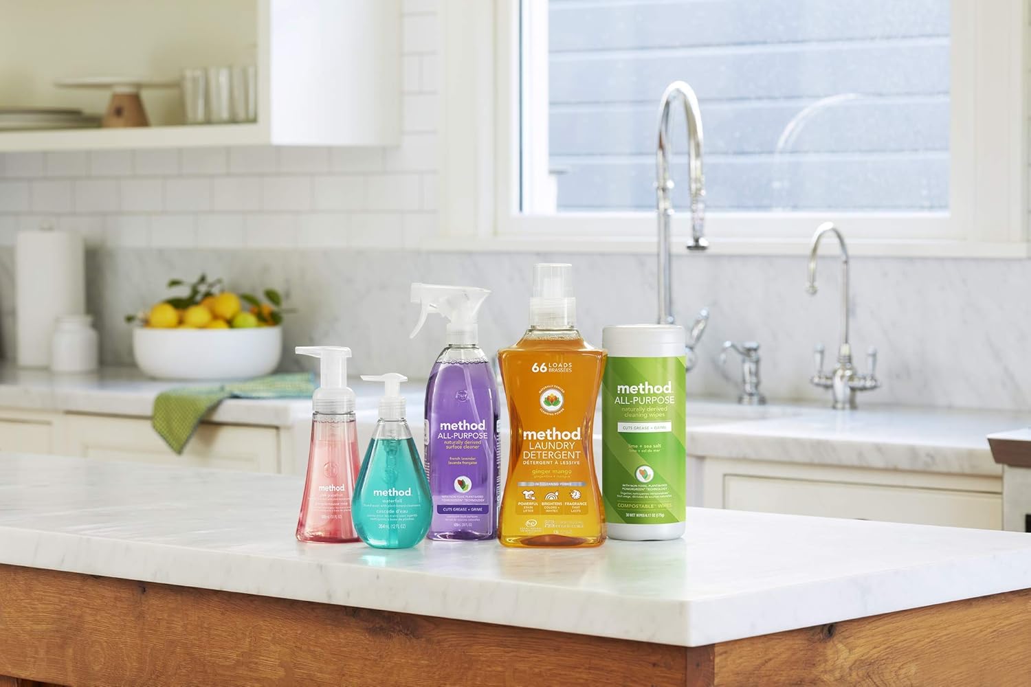 Method Daily Wood Cleaner Almond – Non-Toxic Daily Spray Safe for Kids and Pets in the Playroom