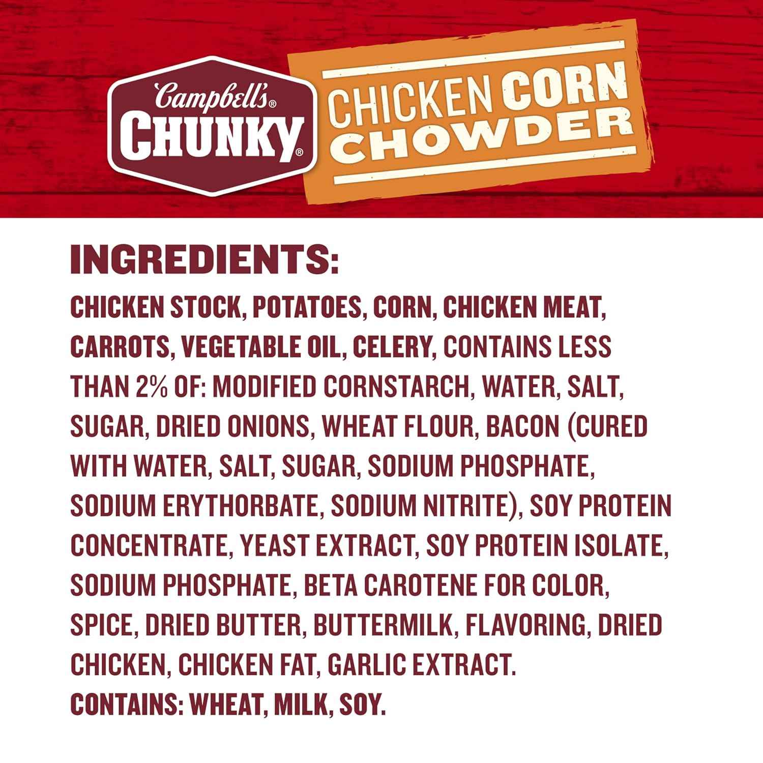 Campbell's Chunky Beef Soup – Shelf-Stable Break Room Lunch for the Office Fridge, 18.8 Oz