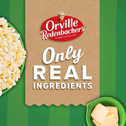 Orville Redenbacher's SmartPop! Butter Microwave Popcorn 12-Count Value Pack – Crowd-Pleasing Housewarming and Holiday Gift for Movie Lovers