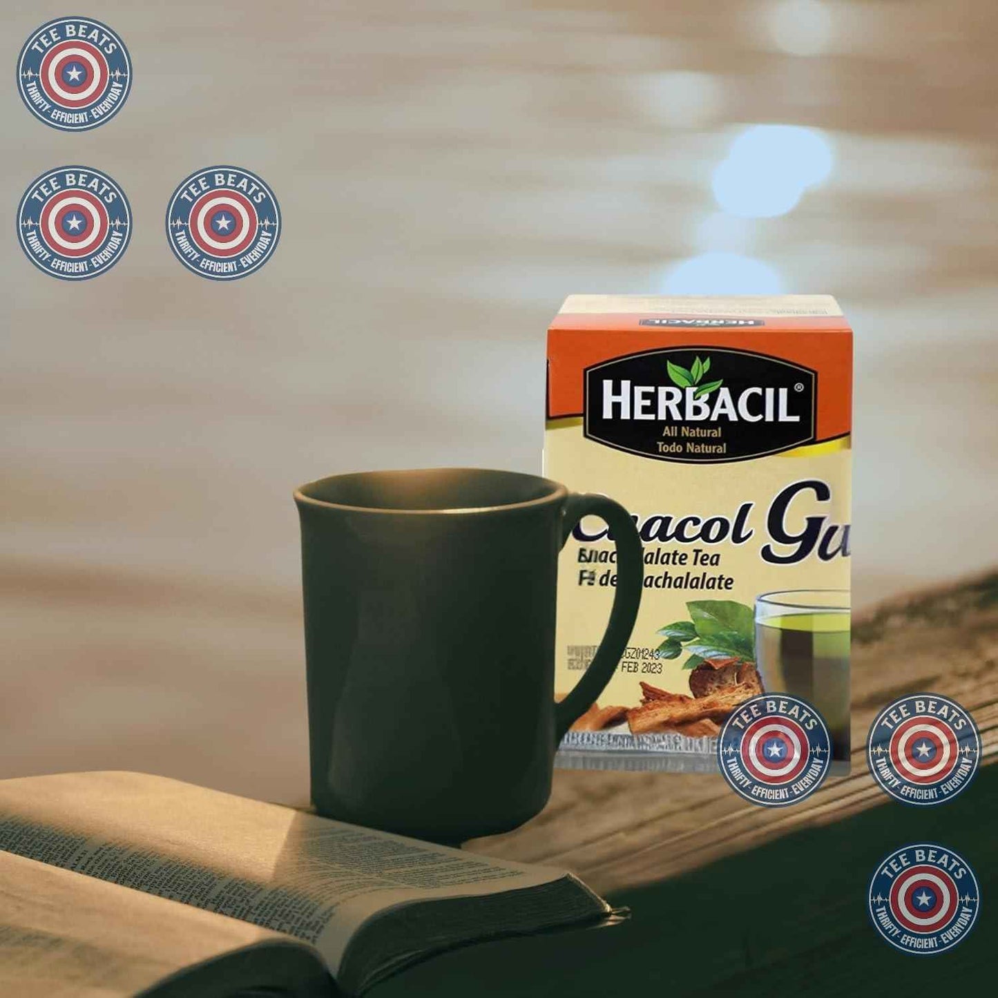Herbacil Te de Cuachalalate – Evening Wind-Down Herbal Tea for Caffeine-Free Relaxation Rituals