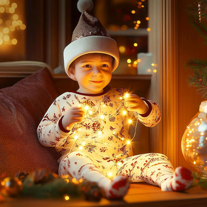 Minetom Fairy Lights Plug in – Flameless Smokeless Bedroom Night Light, Cool to Touch LEDs Safe Around Kids and Pets
