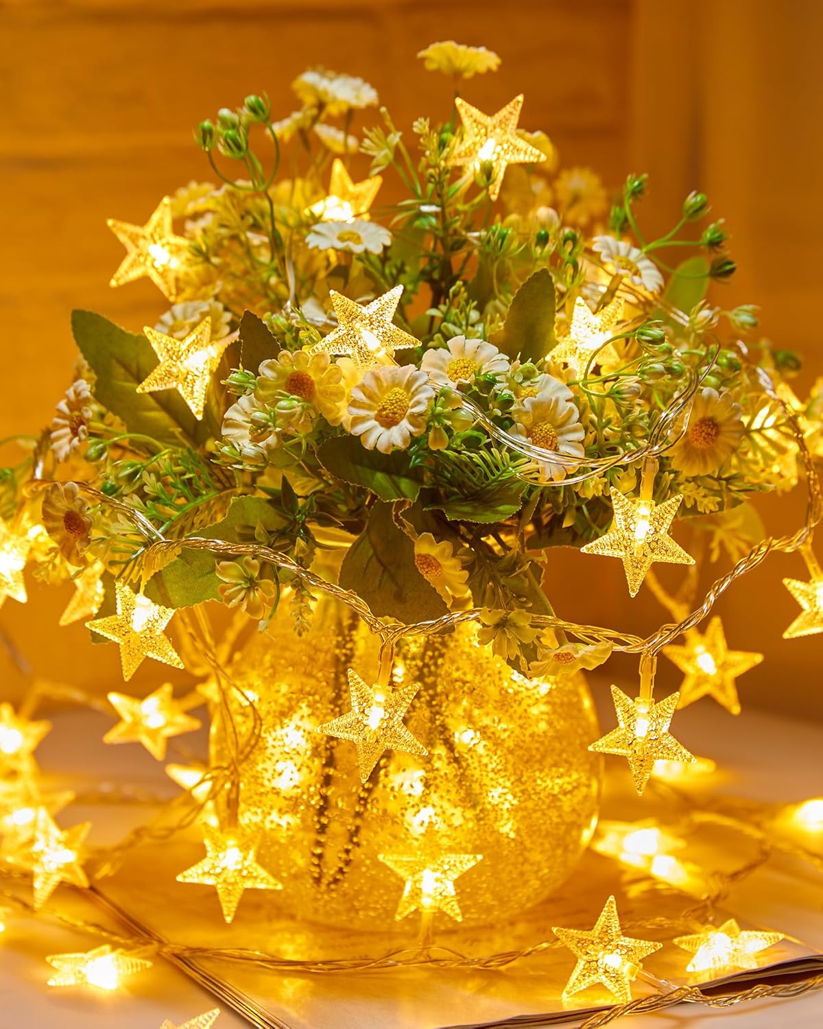 Minetom Star String Lights Battery Operated – Thoughtful Birthday Gift for Her, Cozy Bedroom Decor for Mom