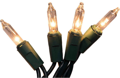 Brilliant Living Clear Mini Light Strand – Cozy Living Room Holiday Accent, Extra-Bright Bulbs