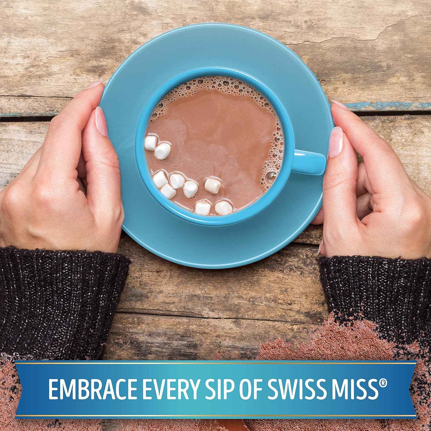Swiss Miss Hot Cocoa with Marshmallows – Clean-Label Evening Wind-Down Drink for Relaxation Corners
