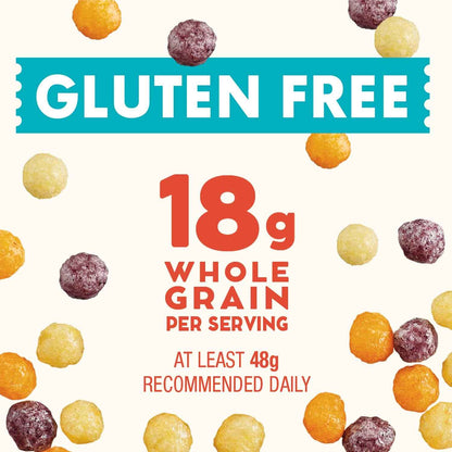 Cascadian Farm Organic Mini Fruitfuls Cereal – Resealable Travel Cereal for Family Car Snacks