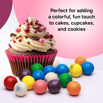 MiniMax Peanut Free Gumballs 1 Inch Chewing Gum for Kids Themed Birthday Parties and DIY Dessert Tables