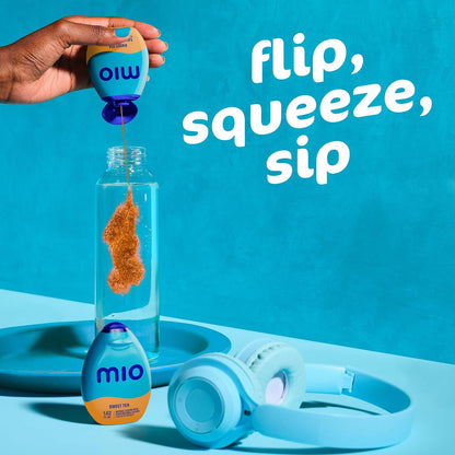 mio Sweet Tea Water Enhancer – Travel-Sized Sweet Tea Mix for Picnics and Road Trips, Leak-Proof 1.62 fl oz Squeeze Bottle