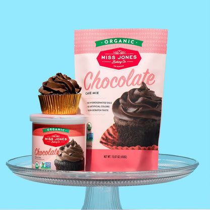 Miss Jones Baking Organic Chocolate Cake Mix – Thoughtful Gift for Vegan Friends and Allergy-Sensitive Hosts at Home