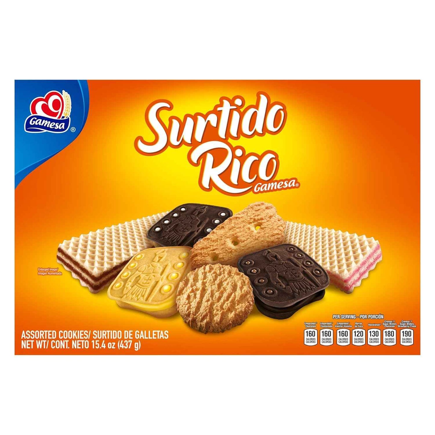 Gamesa Surtido Rico Cookies – Family Snack Variety Pack for Kids Lunchboxes and After-School Treats