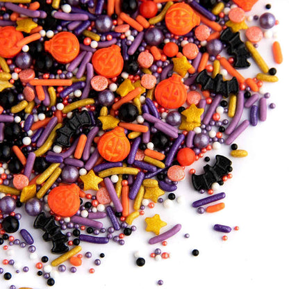 Sweets Indeed Sprinklefetti Halloween Sprinkle Mix – Peanut Free & Gluten Free Cookie Decorating Toppings for Family Baking