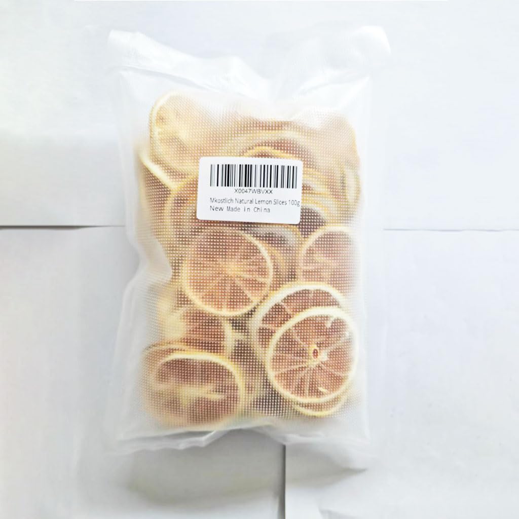 Mkostlich Dried Lemon Slices Bulk Gift Pack, Thoughtful Hostess Present for Women Who Love Cocktails and Tea