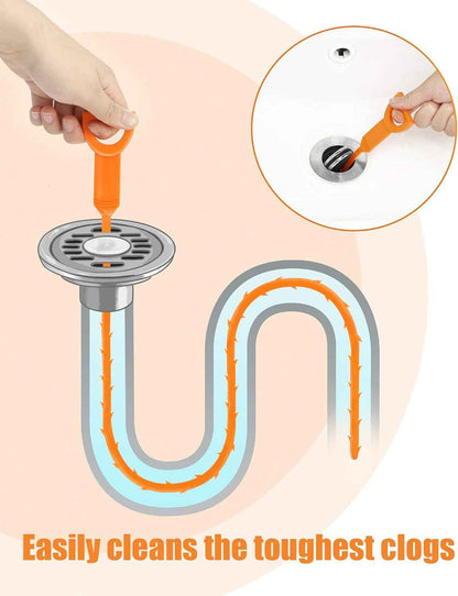 Drain Weasel – Family Safe Hair Drain Remover for Kids Bathroom and Nursery