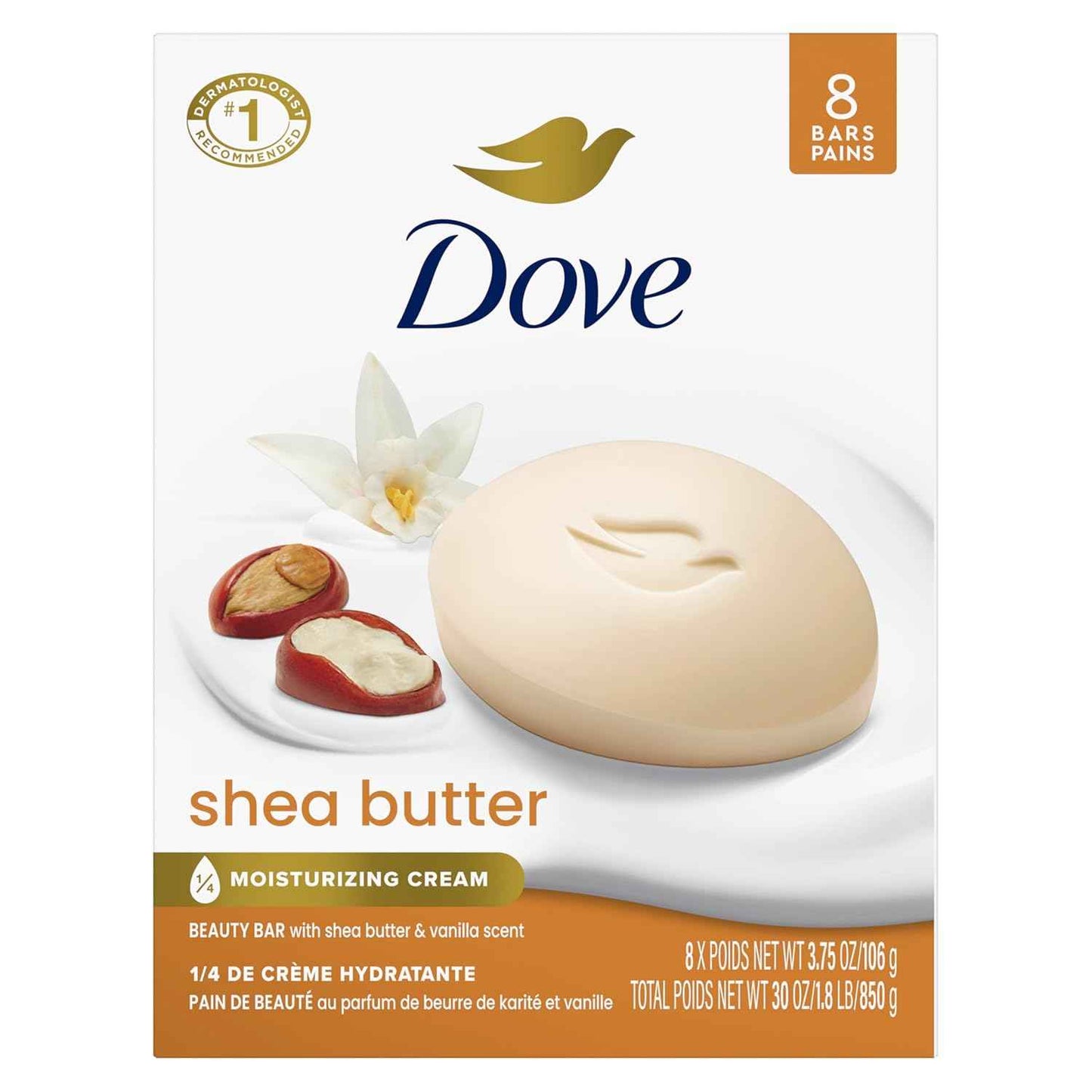 Dove Beauty Bar Shea Butter – Thoughtful Birthday Gift for Women Who Love Gentle Skincare