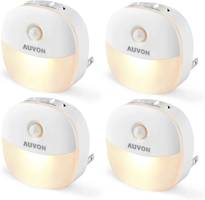 AUVON Dusk to Dawn Night Light – Smoke Free, Flame Free Nighttime Path Lighting for Seniors Aging in Place