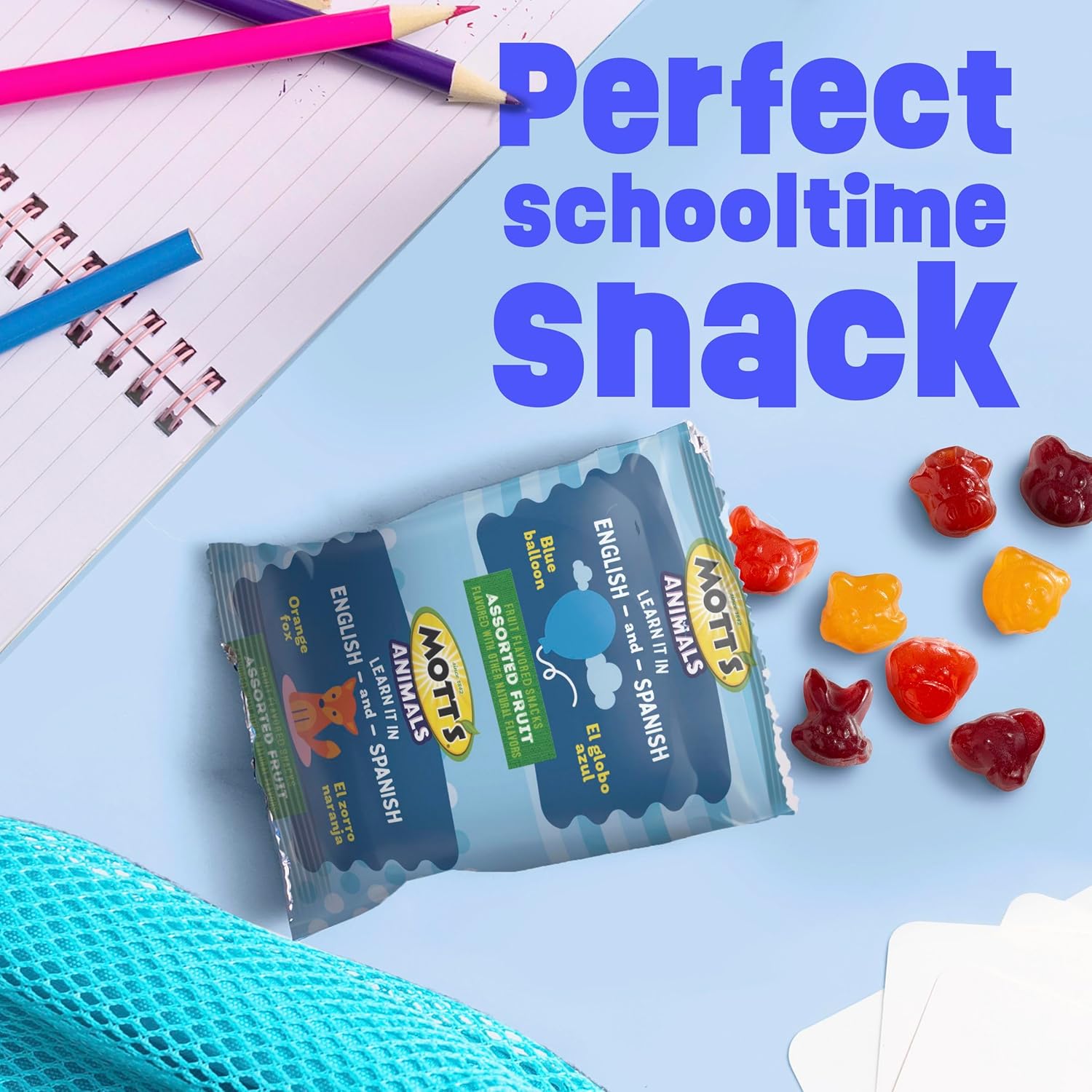 Mott's Berry Chewy Fruit Snacks Holiday Gift – Thoughtful Seasonal Treat for Grandparents to Share with Grandchildren, 40 Pouch Pack