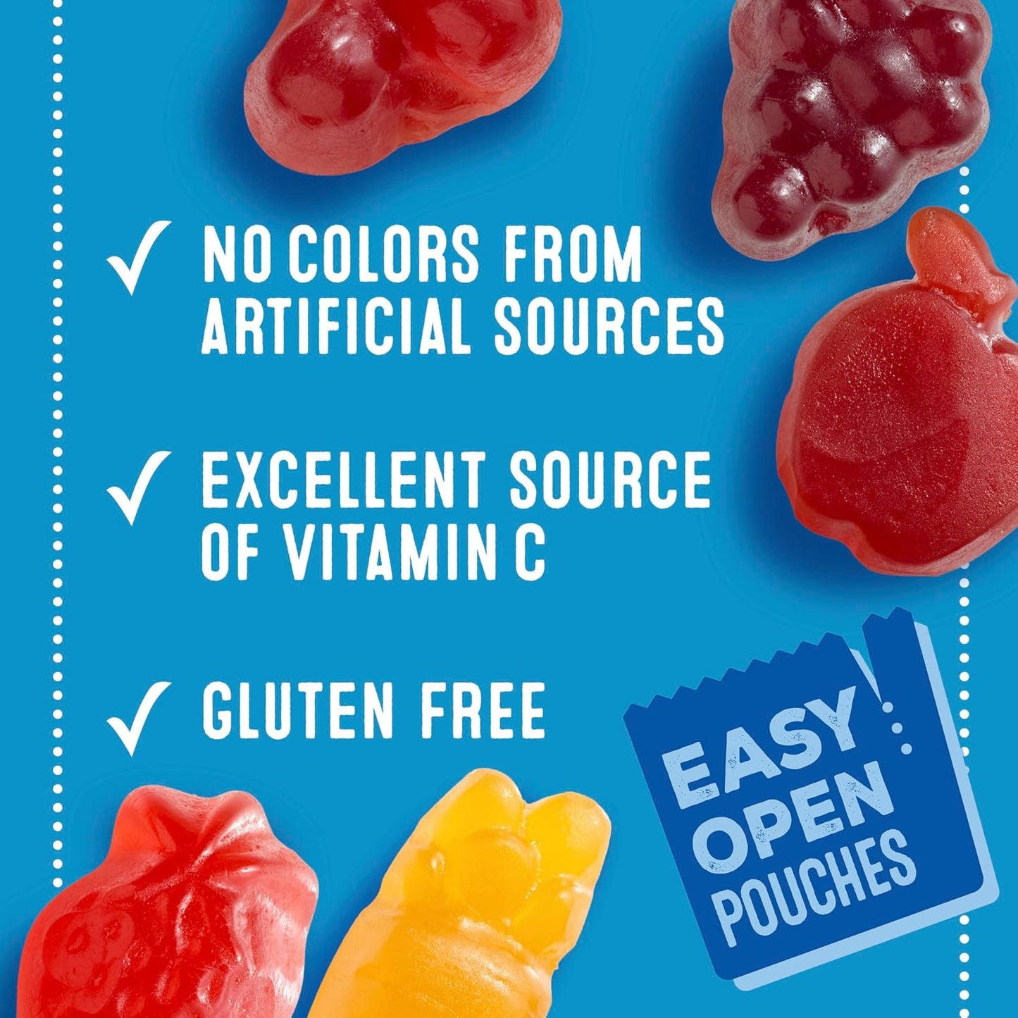Mott's Fruit Flavored Snacks – Allergy Aware School Snack, Gluten Free Gelatin Free Fat Free 22 Pouch Pack