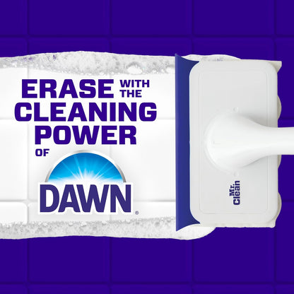 Mr. Clean Magic Eraser Shower & Tub Scrubber, One Tool Replaces Sprays Sponges and Squeegees for an Uncluttered Bathroom