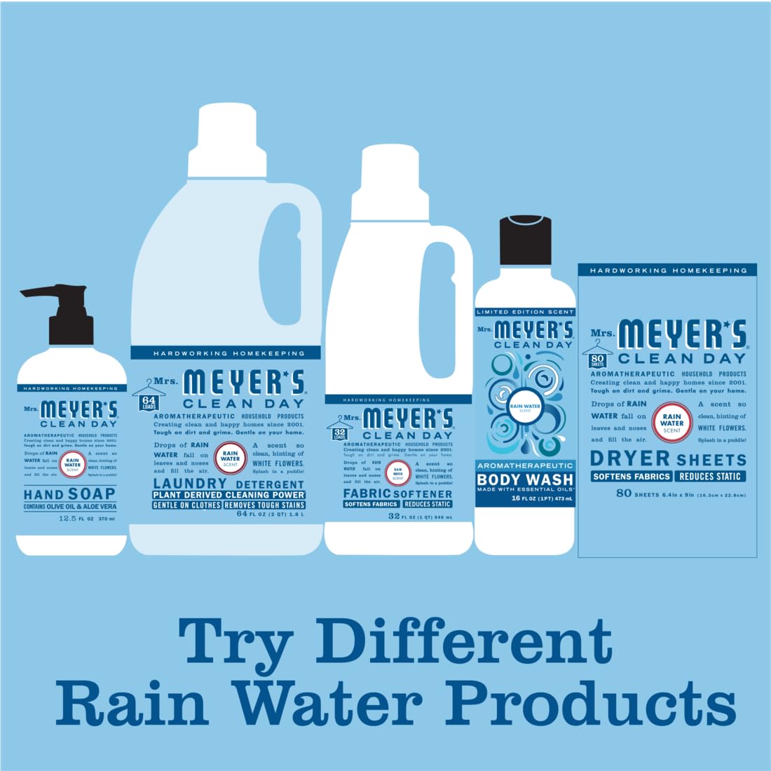Mrs. Meyer's Clean Day Hand Soap Refill – Housewarming Gift Set Idea for New Homeowners