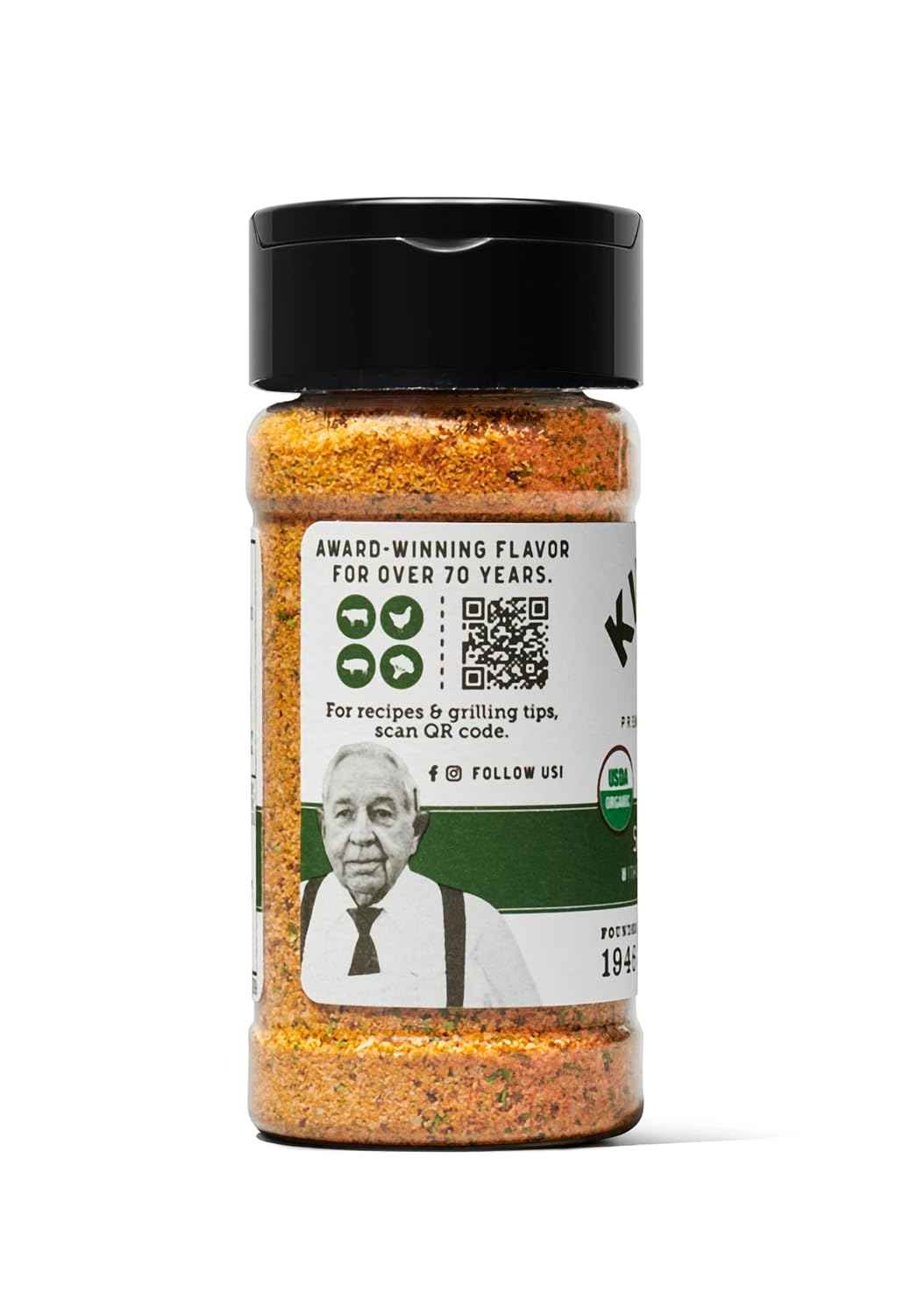 Kinder's Organic Santa Maria Rub – Backyard BBQ Seasoning for Grilling Tri-Tip and Steak Outdoors