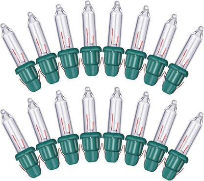 Mudder Mini Replacement Bulbs – Simple Clean Glass Lights for Uncluttered Holiday Decor and Intentional Christmas Styling