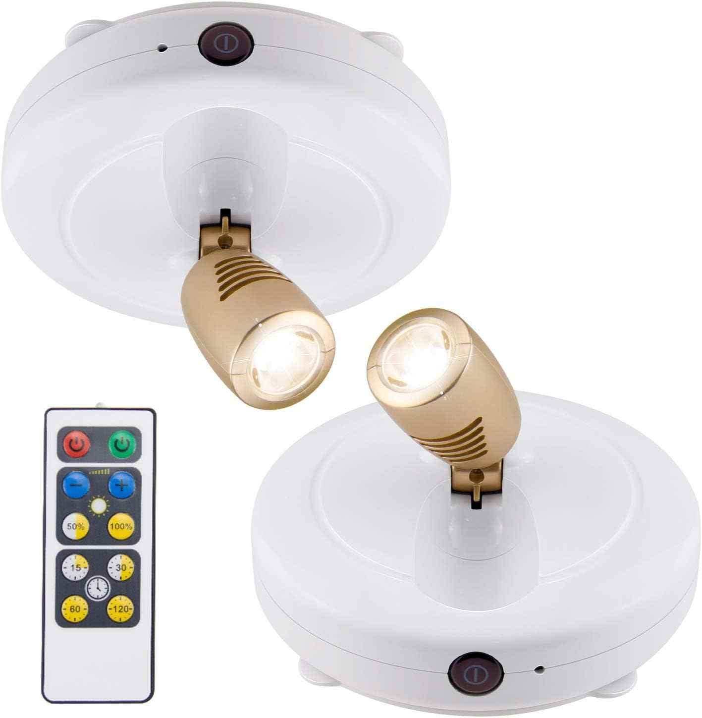 BIGLIGHT Stick-On Accent Light – Simple Picture Light for Intentional Living Spaces and Neutral Interiors, Battery