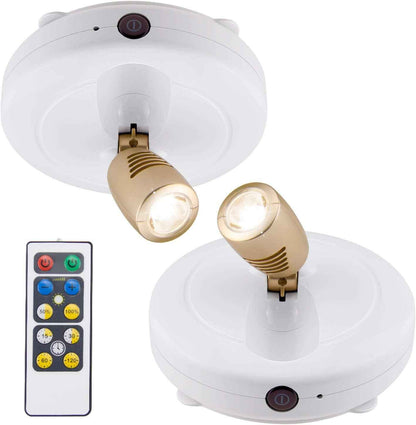 BIGLIGHT Stick-On Accent Light – Simple Picture Light for Intentional Living Spaces and Neutral Interiors, Battery