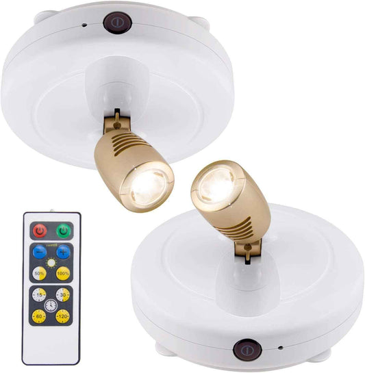 BIGLIGHT Stick-On Accent Light – Simple Picture Light for Intentional Living Spaces and Neutral Interiors, Battery