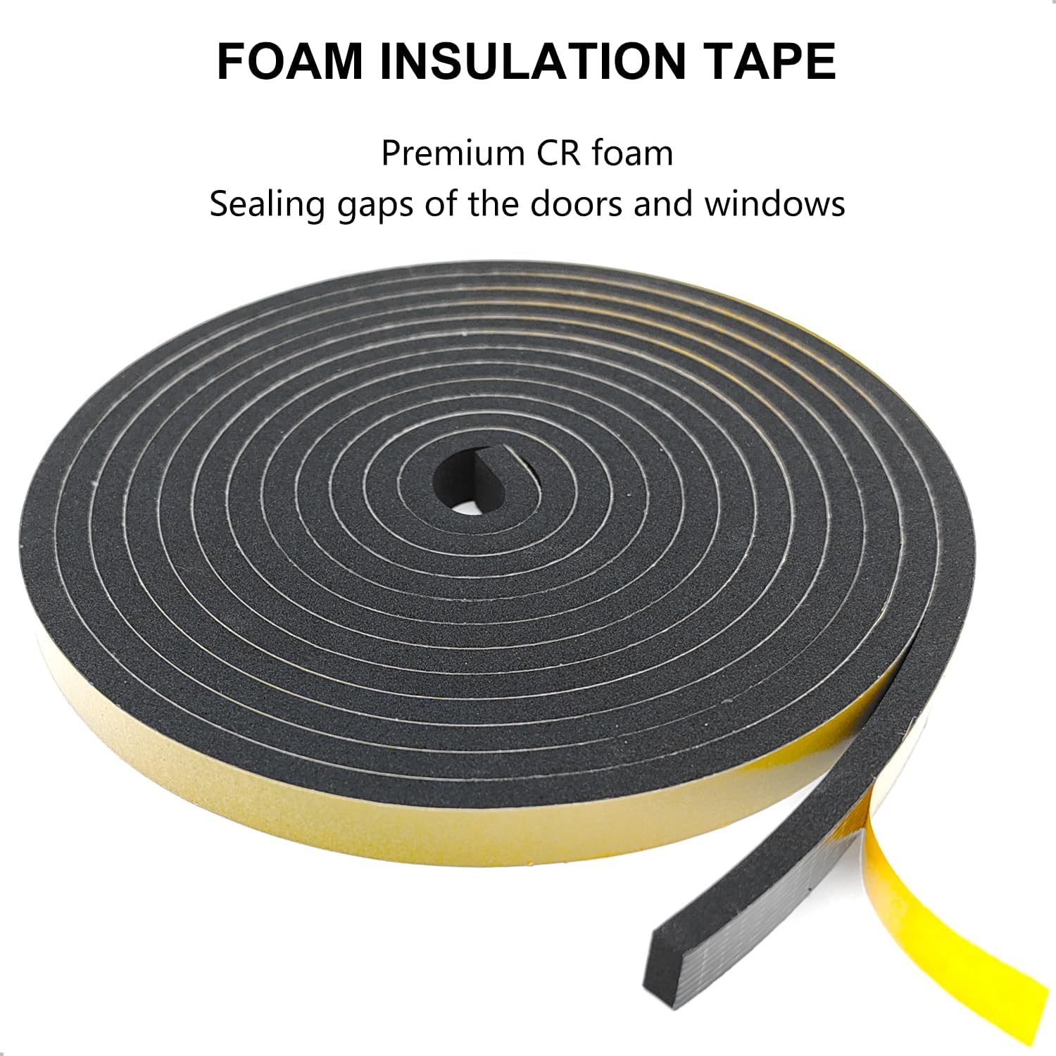 multi-functional sealing: weatherproof, dustproof, soundproof, shock-absorbing, and heat-insulating