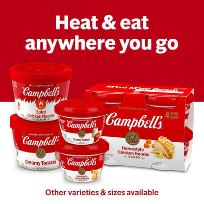 Campbell's Microwavable Chicken Noodle Bowl – Family Pantry Meal for When Mom Can't Cook