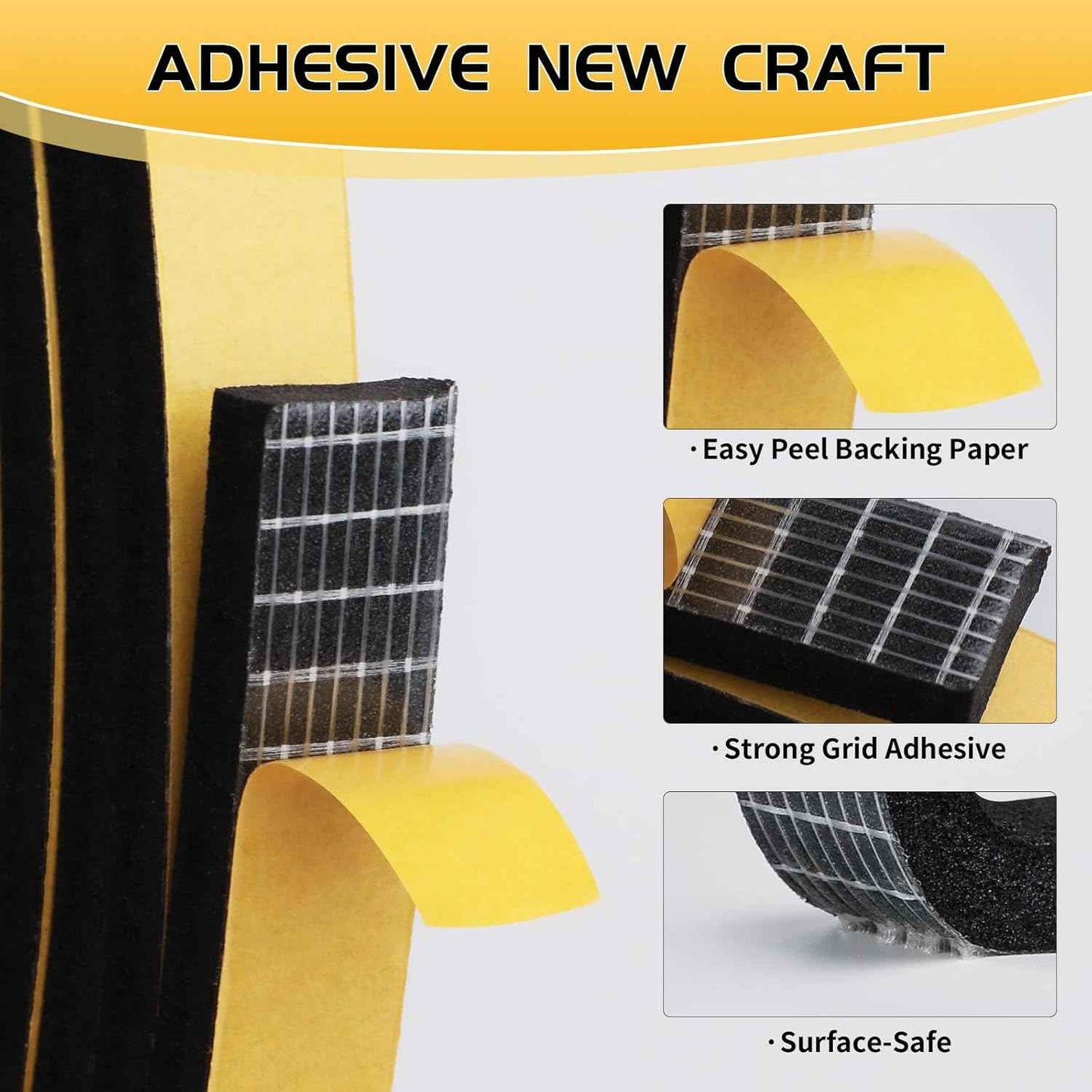 Foam Seal Solutions - Single-Roll Door Seal for Clutter-Free DIY Home