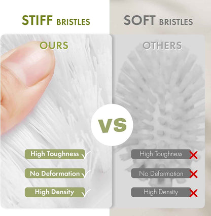 Amazer Scrub Brush 2-Pack – One Tool for Tub, Tile, Sink, and Carpet Clutter Reduction