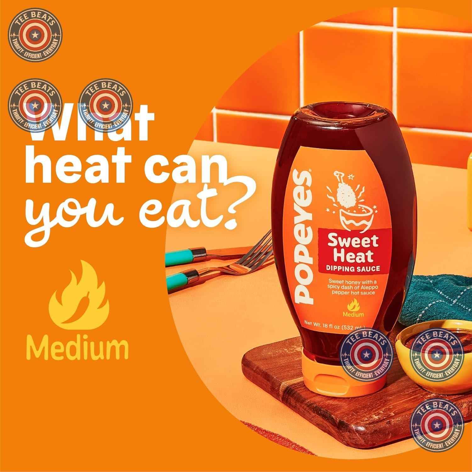Popeyes Sweet Heat Dipping Sauce – Family-Friendly Mild-Spice Dip for Kid Dinner Plates and Lunchbox Bites