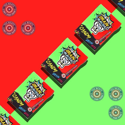 Brain Blasterz TREAT Sour Candy Variety Pack – Birthday Goody Bag Filler Vegan & Halal Candy Assortment