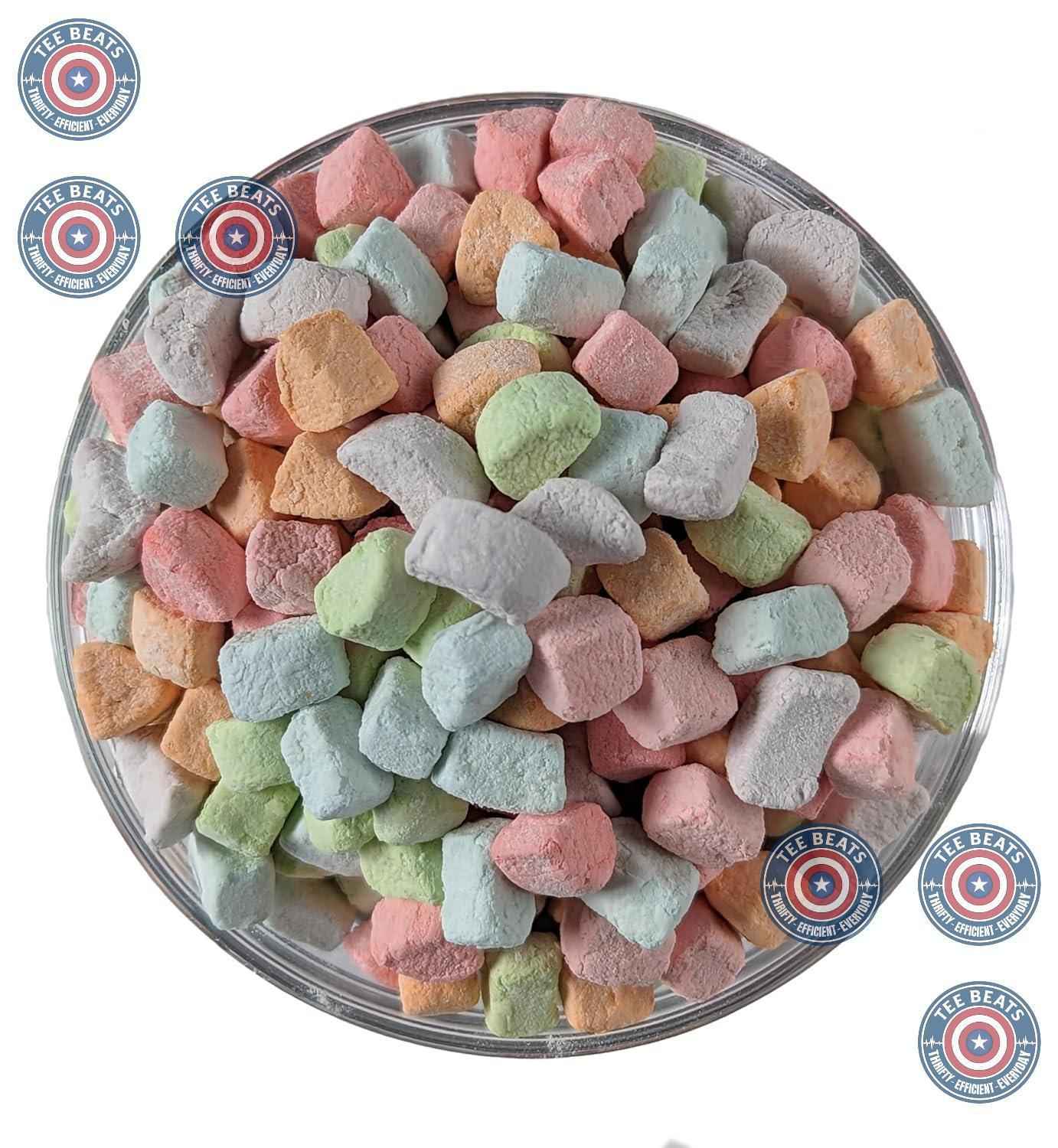 Medley Hills Farm Mini Dehydrated Marshmallows – Bright Multicolored Bits for Kids' Snacks and Lunchbox Treats