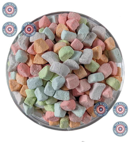 Medley Hills Farm Mini Dehydrated Marshmallows – Bright Multicolored Bits for Kids' Snacks and Lunchbox Treats