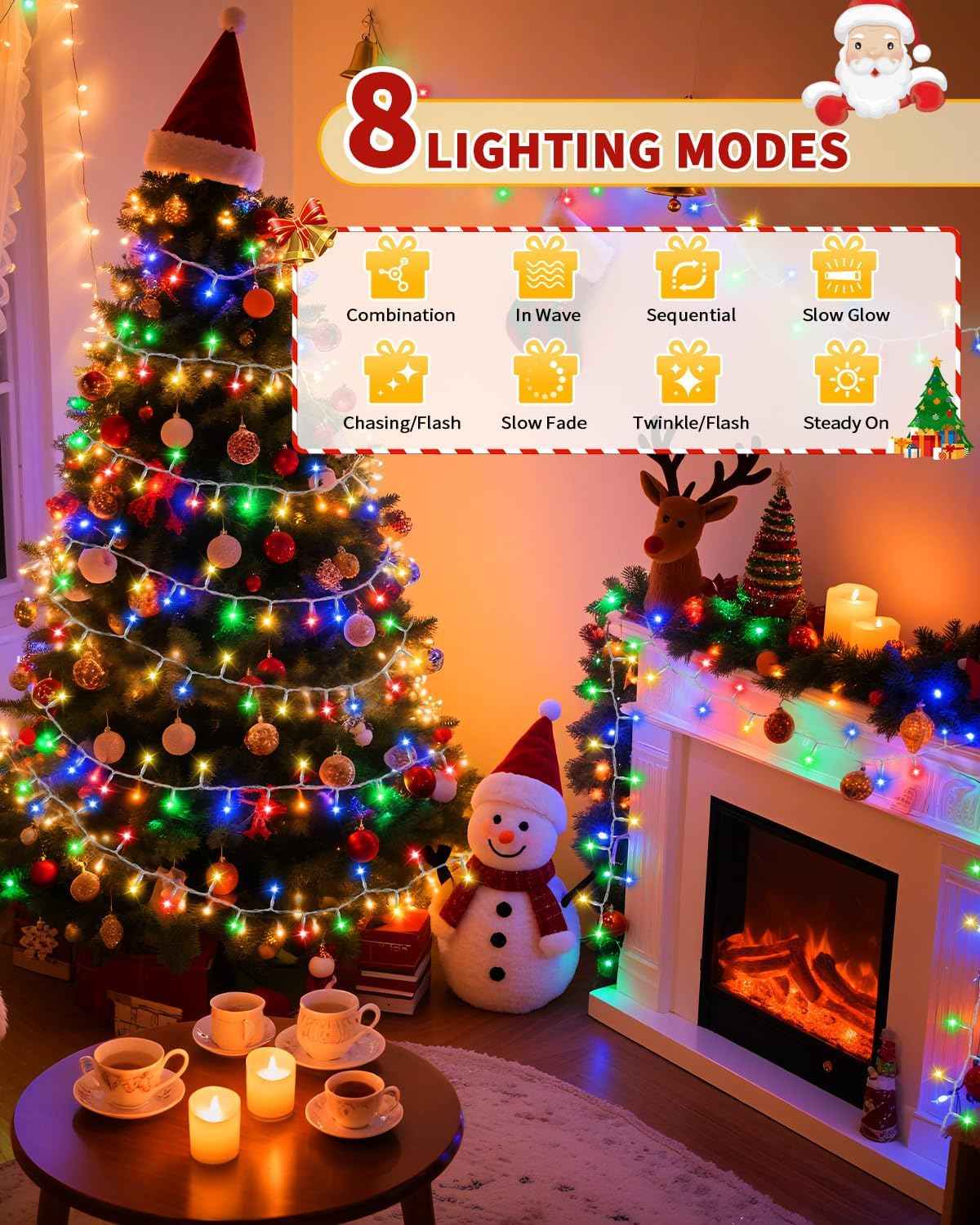 BZBANRN 1200 LED Twinkle Lights with Gift-Ready Packaging, Birthday and Secret Santa Idea for Her, Mom, and Couples