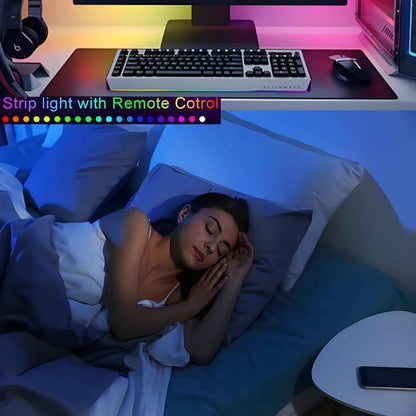 [Brand Name] RGB Strip Light with Music Sync – Unique Housewarming Gift for New Homeowners, Wireless Decor