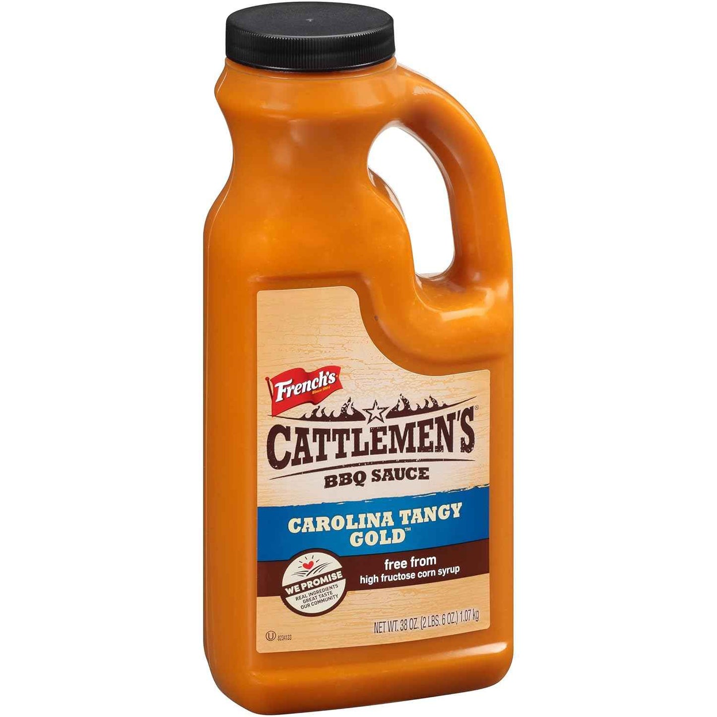 Cattlemen's Carolina Tangy Gold BBQ Sauce, 38 oz – Clean-Ingredient Mustard Sauce for Intentional, Simple Cooking