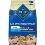 Blue Buffalo Senior Life Protection Chicken & Brown Rice – Clean-Label Nutrition with AAFCO-Compliant Senior Formula, 6 lb