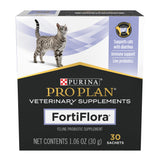 Pro Plan Veterinary Supplements FortiFlora Powder for Cats – Vet-Formulated Safe Daily Probiotic for Kittens and Adult Cats with Sensitive Stomachs