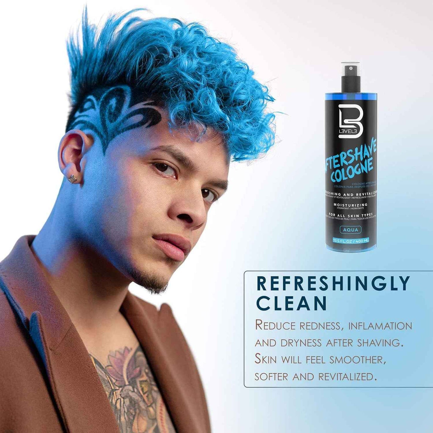 L3 Level 3 After Shave Spray – Premium Designer Dupe, Maison Francis Kurkdjian Silver Fluidity Alternative